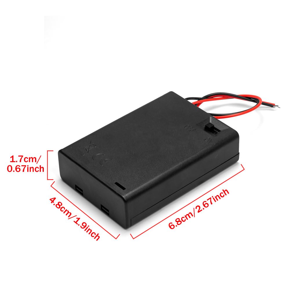 Amazon.com: LampVPath (Pack of 4 3AA 4.5V Battery Holder with